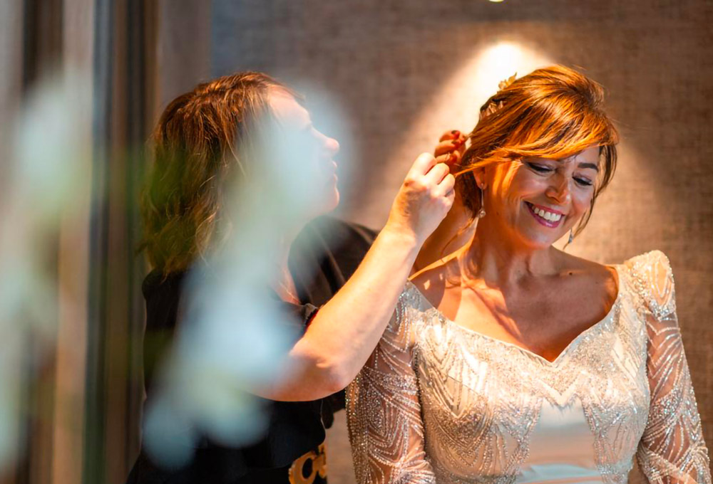 peinador para novias